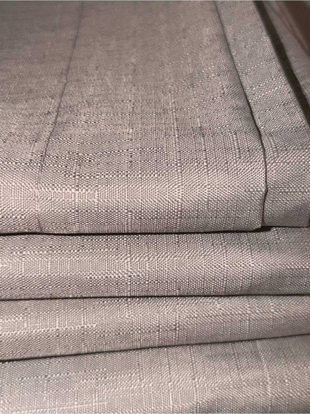 Room Darkening Blackout Drapes Rod Pocket (84”L x 42”W) Light Gray x6